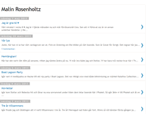 Tablet Screenshot of malinrosenholtz.blogspot.com
