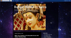 Desktop Screenshot of budgethotelsinkatra.blogspot.com