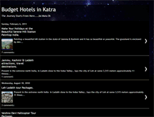 Tablet Screenshot of budgethotelsinkatra.blogspot.com