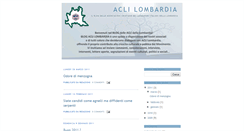 Desktop Screenshot of blogaclilombardia.blogspot.com