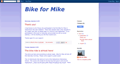 Desktop Screenshot of bike-for-mike.blogspot.com