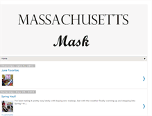 Tablet Screenshot of massachusettsmask.blogspot.com