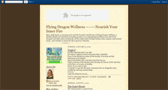 Desktop Screenshot of flyingdragonwellness.blogspot.com