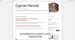 Desktop Screenshot of norwidiana.blogspot.com