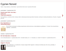 Tablet Screenshot of norwidiana.blogspot.com