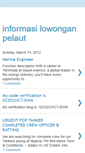 Mobile Screenshot of informasilowonganpelaut.blogspot.com
