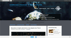 Desktop Screenshot of fisicayespacio.blogspot.com