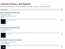Tablet Screenshot of fisicayespacio.blogspot.com