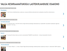 Tablet Screenshot of lastekirjandus-valgaraamatukogu.blogspot.com
