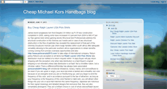 Desktop Screenshot of cheapmichaelkorshandbags.blogspot.com