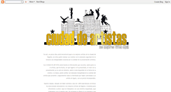 Desktop Screenshot of ciudaddeartistas.blogspot.com