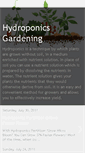 Mobile Screenshot of hydroponicsgardening.blogspot.com