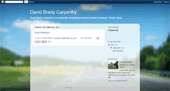 Desktop Screenshot of davidbradycarpentry.blogspot.com