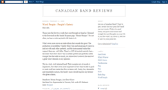 Desktop Screenshot of canadianbandreviews.blogspot.com