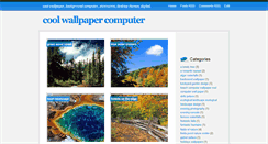 Desktop Screenshot of coolwallpapercomputer.blogspot.com