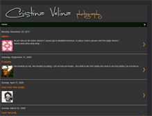 Tablet Screenshot of cristina-velina.blogspot.com