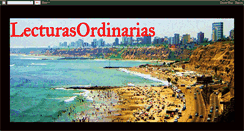 Desktop Screenshot of lecturasordinarias.blogspot.com