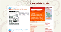 Desktop Screenshot of laedaddeloxido.blogspot.com