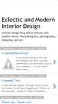 Mobile Screenshot of eclectic-interior-design.blogspot.com
