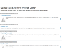 Tablet Screenshot of eclectic-interior-design.blogspot.com