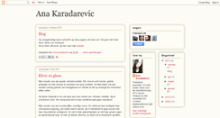 Desktop Screenshot of ana-karadarevic.blogspot.com