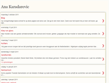 Tablet Screenshot of ana-karadarevic.blogspot.com