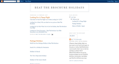 Desktop Screenshot of beatthebrochureholidays.blogspot.com