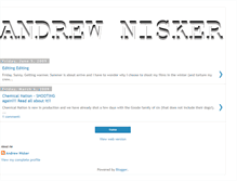 Tablet Screenshot of andrewnisker.blogspot.com