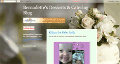 Desktop Screenshot of bernadettesdesserts-catering.blogspot.com