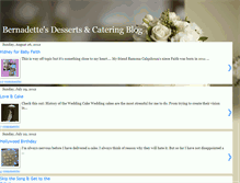 Tablet Screenshot of bernadettesdesserts-catering.blogspot.com