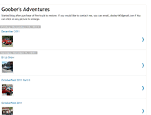 Tablet Screenshot of goobersadventures.blogspot.com