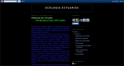 Desktop Screenshot of ecologia-estuarios.blogspot.com