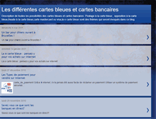Tablet Screenshot of ecarte-bleue.blogspot.com