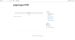 Desktop Screenshot of angelnegro1978.blogspot.com