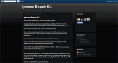 Desktop Screenshot of iphonerepairkl.blogspot.com