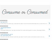 Tablet Screenshot of consumerconsumed.blogspot.com