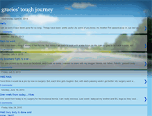 Tablet Screenshot of graciestoughjourney.blogspot.com