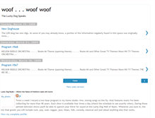 Tablet Screenshot of luckydogradio.blogspot.com