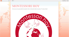 Desktop Screenshot of montessorihoy.blogspot.com