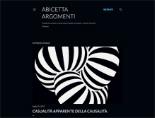 Tablet Screenshot of abicettargomenti.blogspot.com
