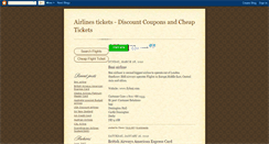 Desktop Screenshot of airlinestickets.blogspot.com