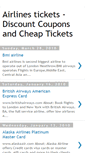 Mobile Screenshot of airlinestickets.blogspot.com