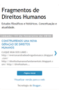 Mobile Screenshot of fragmentosdesensibilidade.blogspot.com
