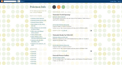 Desktop Screenshot of pokemon-info.blogspot.com