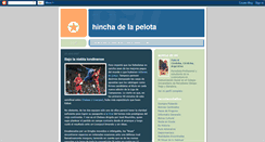 Desktop Screenshot of hinchadelapelota.blogspot.com