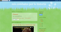 Desktop Screenshot of miscombatesporlahistoria.blogspot.com