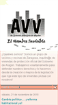 Mobile Screenshot of aavvhombreinvisible.blogspot.com