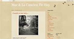 Desktop Screenshot of lacanciondehoy.blogspot.com