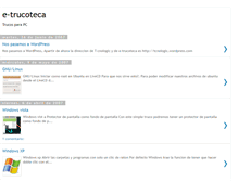 Tablet Screenshot of e-trucoteca.blogspot.com