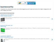 Tablet Screenshot of businessvartha.blogspot.com